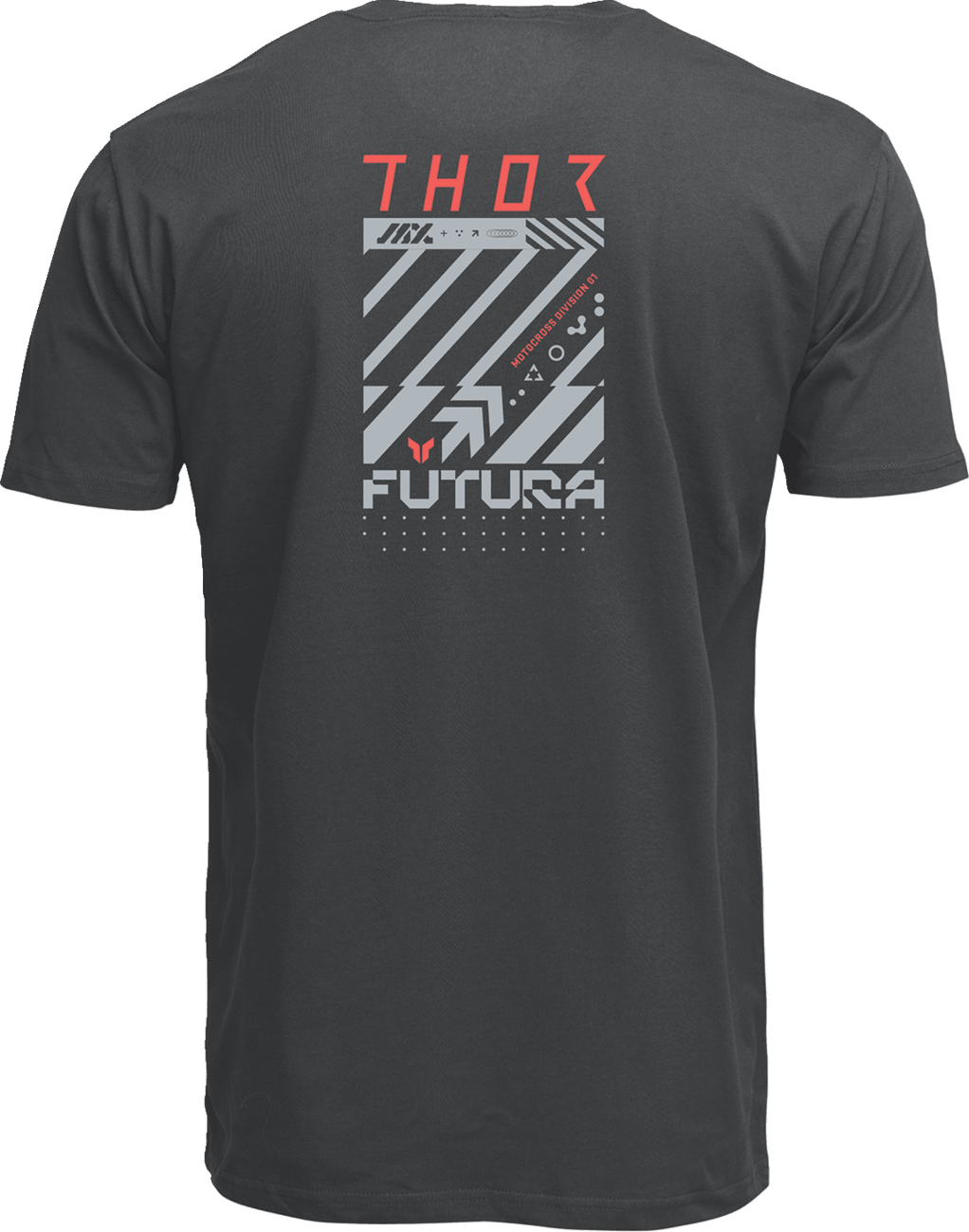 THOR Futura T-Shirt - Coal - XL by THOR, Part Number 3030-25120 - Kelly Motorsports