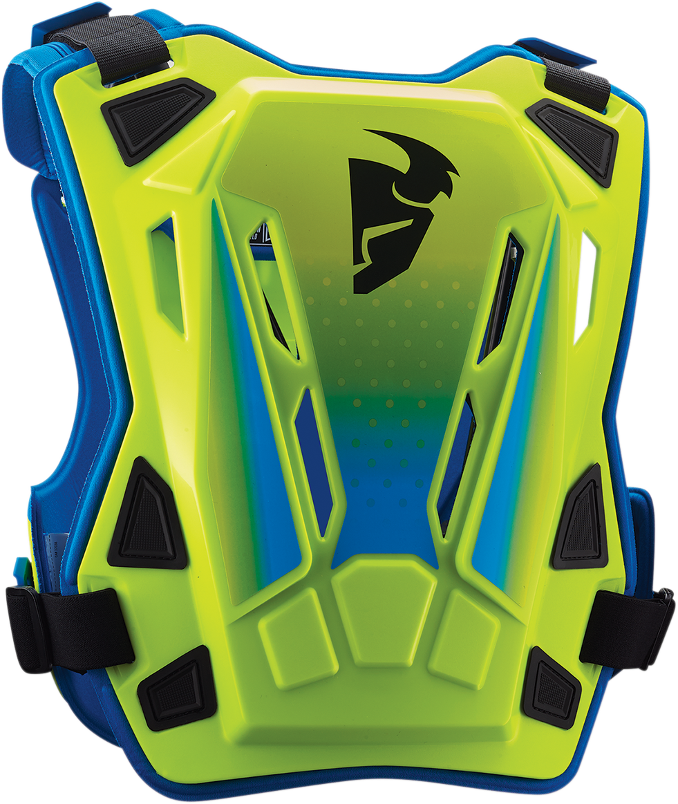 THOR Guardian MX Deflector Flo Green XL/2XL with Adjustable Fit and Impact Protection - Kelly Motorsports