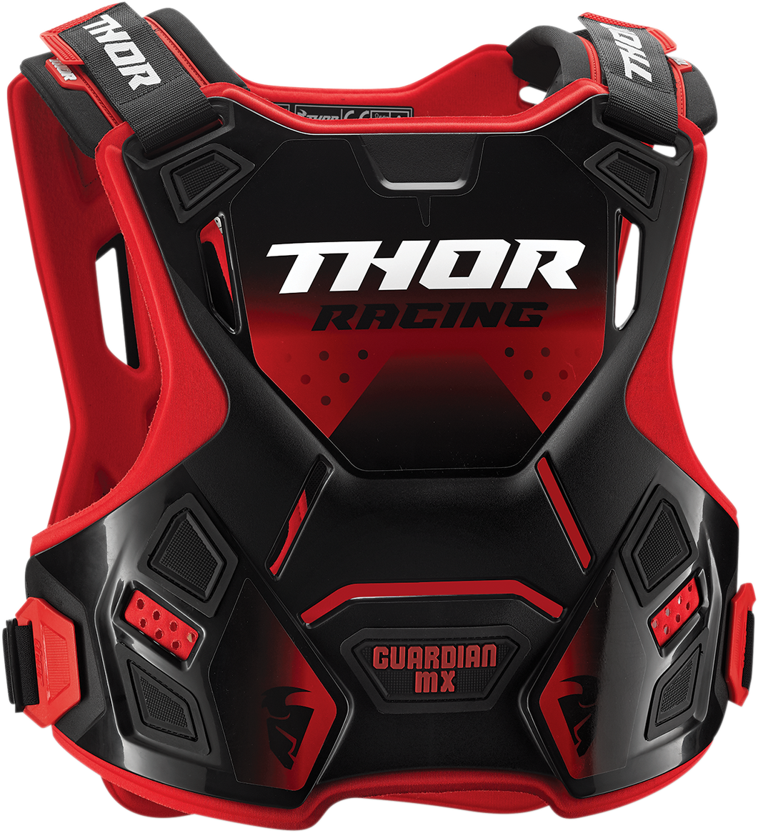 THOR Guardian MX Deflector XL/2XL by THOR - Model 2701 - 0865 Red and Black - Kelly Motorsports