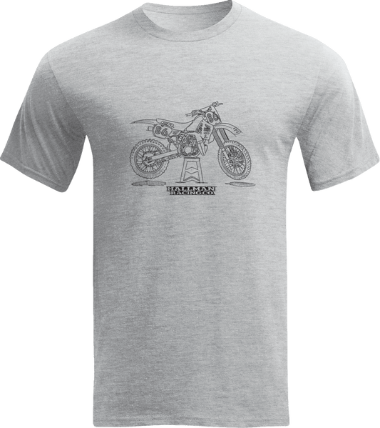 THOR Hallman 2 Smoker T-Shirt - Gray - Medium by THOR, Part Number 3030-23497 - Kelly Motorsports
