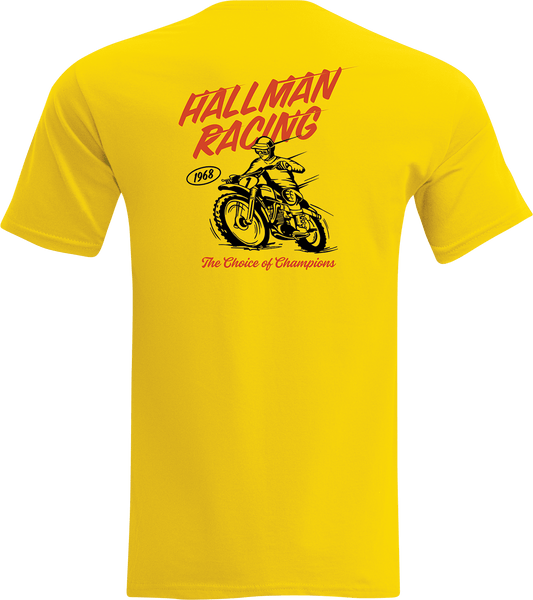 THOR Hallman Champ T-Shirt - Yellow, Medium - Part Number 3030-22636 - Kelly Motorsports