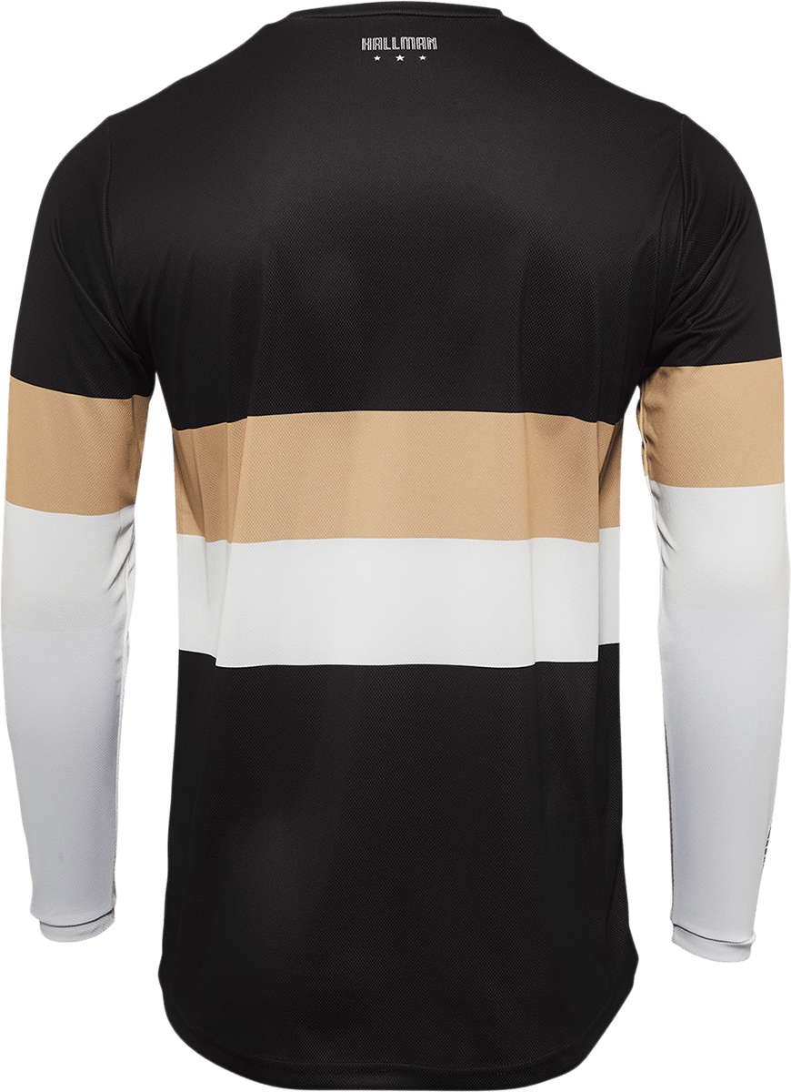 THOR Hallman Differ Draft Jersey 2XL - Black and Latte - Kelly Motorsports