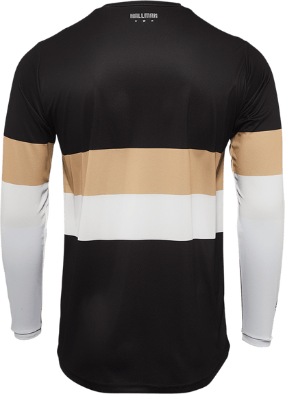 THOR Hallman Differ Draft Jersey 2XL - Black and Latte - Kelly Motorsports