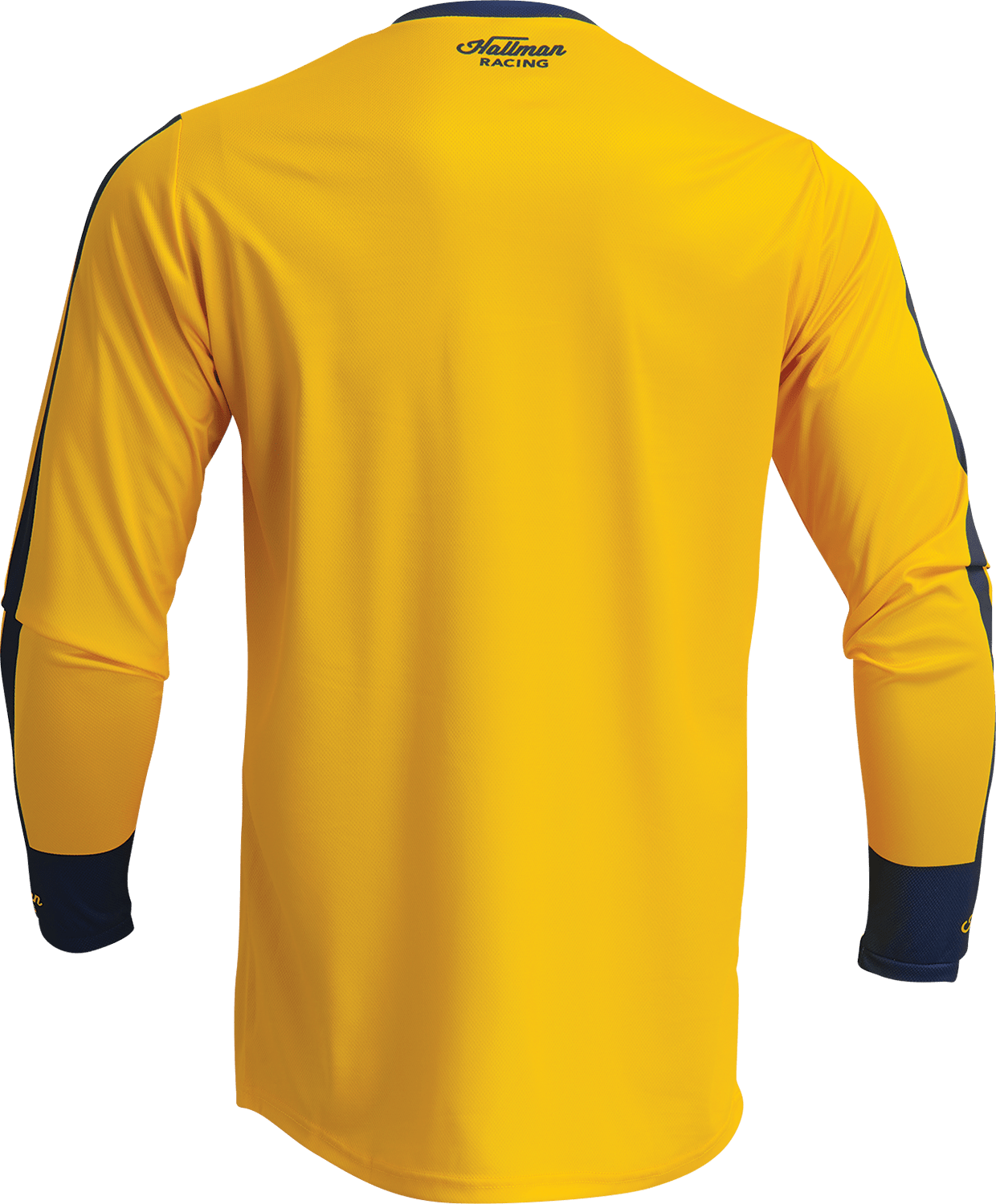 THOR Hallman Differ Roosted Jersey - Lemon/Navy, Medium - Part Number 2910-7122 - Kelly Motorsports