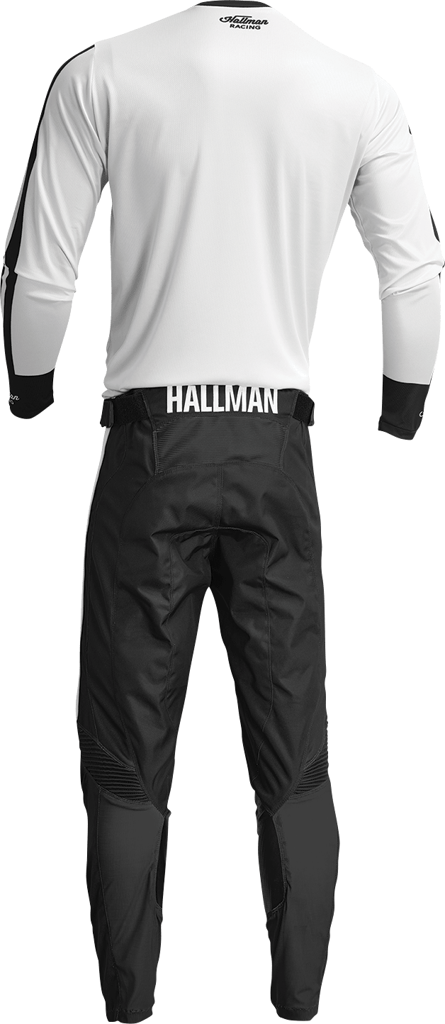 THOR Hallman Differ Roosted Jersey - White/Black Small (Part No. 2910-7115) - Kelly Motorsports