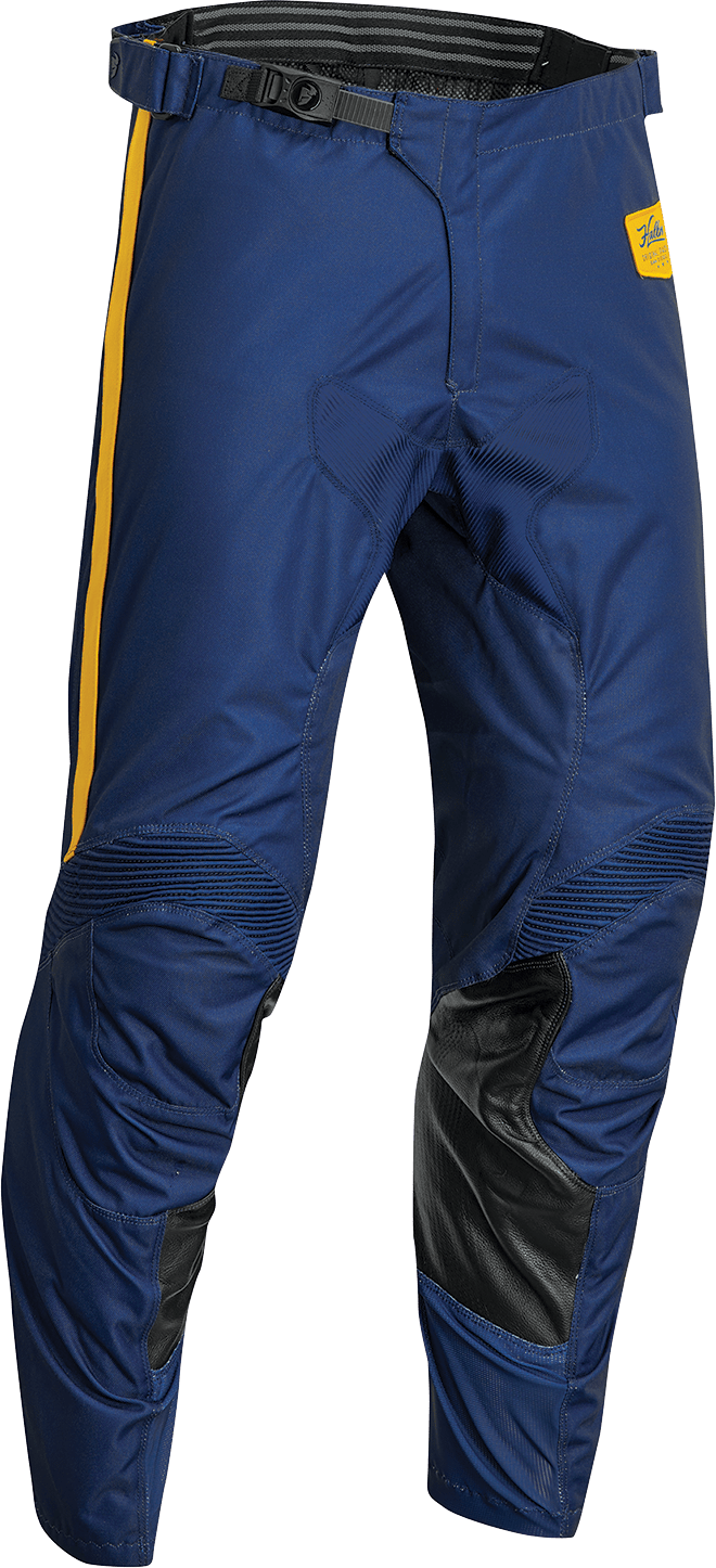 THOR Hallman Legend Pants - Navy, US Size 38 - Durable Motorcycle Riding Gear - Kelly Motorsports