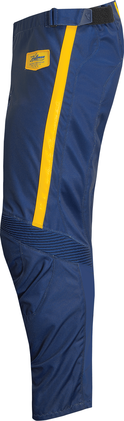 THOR Hallman Legend Pants - Navy, US Size 38 - Durable Motorcycle Riding Gear - Kelly Motorsports