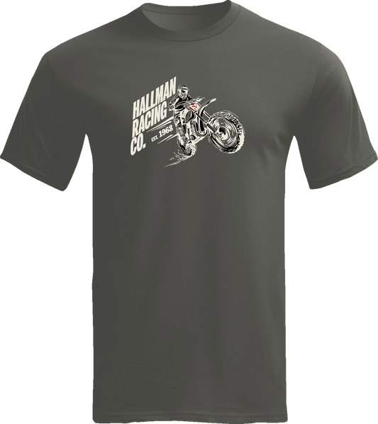 THOR Hallman Roostin T-Shirt Charcoal Large - Part Number 3030-23513 - Kelly Motorsports