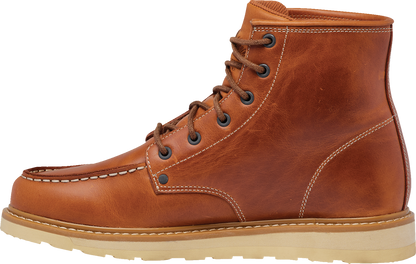 THOR Hallman Towner Boots Brown US 13 - Full Grain Leather Upper, D3O® Ankle Padding - Kelly Motorsports