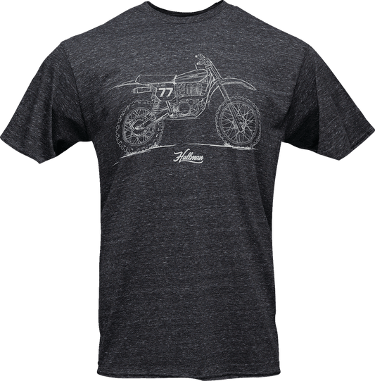 THOR HL500 Black Onyx T-Shirt - Medium by THOR with Screen-Printed Logo Graphics - Kelly Motorsports
