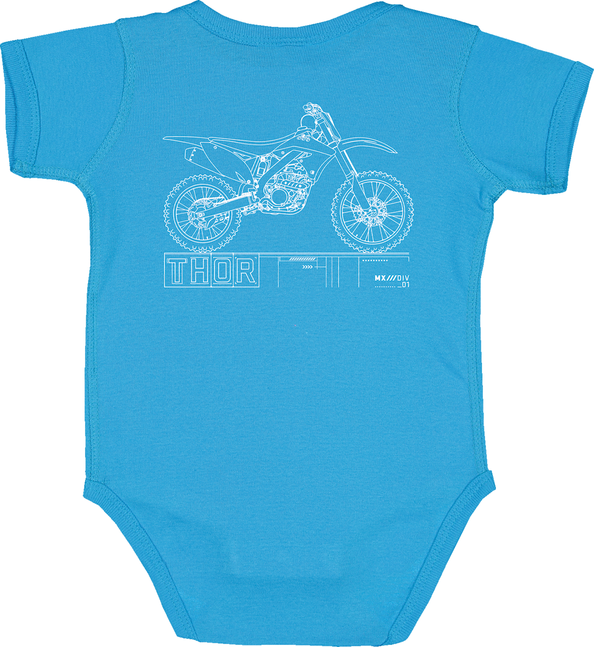 THOR Infant Blueprint Supermini - Cobalt (Part Number 3032 - 3858), 6 - 12 Months - Kelly Motorsports