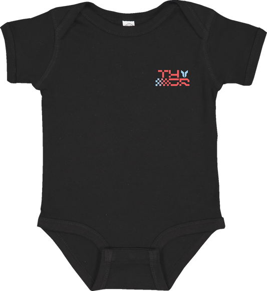 THOR Infant Vantage Supermini Baby Helmet - Black, 12 - 18 Months - Kelly Motorsports