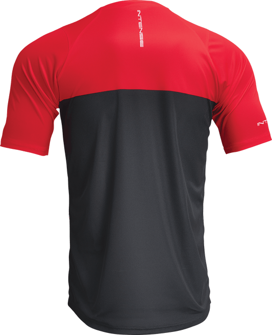 THOR Intense Assist Censis Short-Sleeve Jersey - Red/Black - Medium (Part No. 5020-0206) - Kelly Motorsports