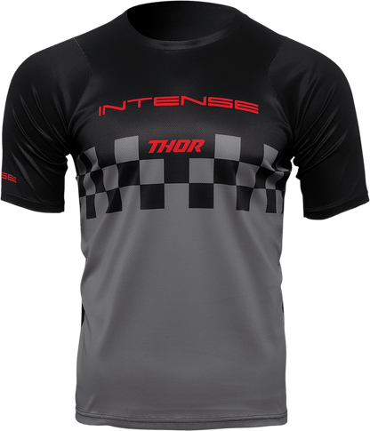 THOR Intense Assist Chex Short-Sleeve Jersey - Black/Gray - XS, Model 5120-0144 - Kelly Motorsports