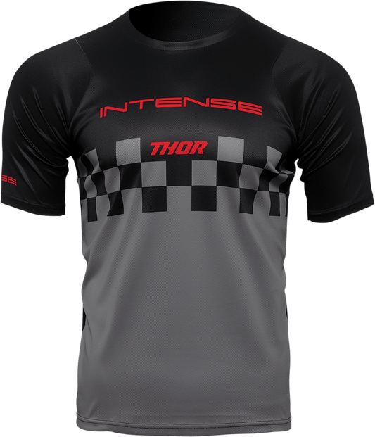 THOR Intense Assist Chex Short-Sleeve Jersey - Black/Gray - XS, Model 5120-0144 - Kelly Motorsports