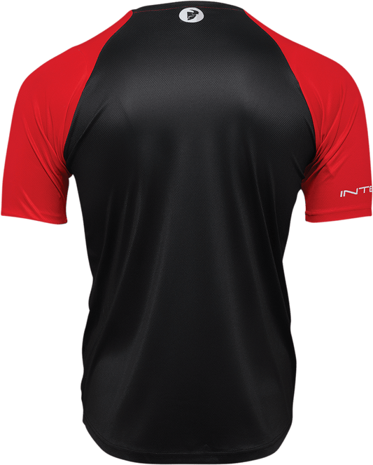 THOR Intense Assist Chex Short-Sleeve Jersey - Red/Black, Large (Part 5120-0141) - Kelly Motorsports