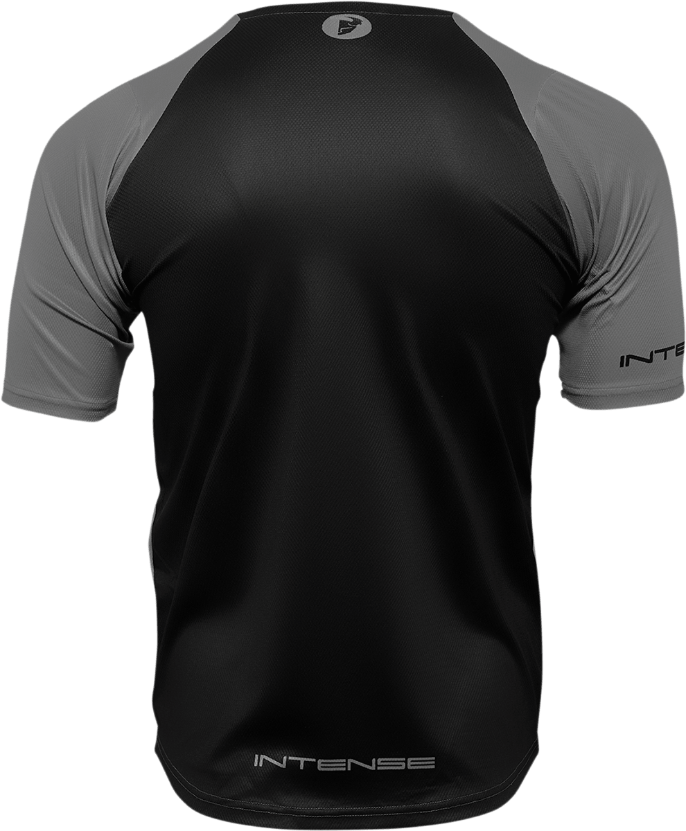 THOR Intense Assist Dart Short-Sleeve Jersey - Gray/Black, Medium, Part 5120-0158 - Kelly Motorsports