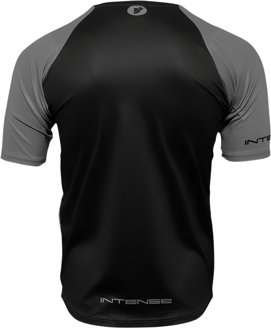 THOR Intense Assist Dart Short-Sleeve MTB Jersey - Gray/Black, Part 5120-0157 - Kelly Motorsports