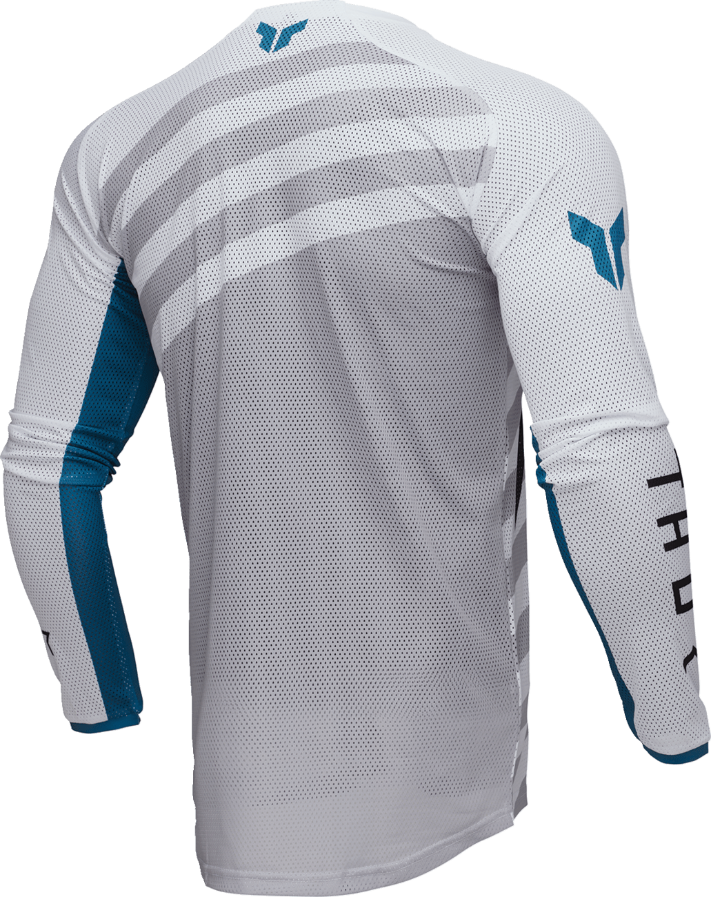 THOR Launchmode Air Raid Jersey 3XL by THOR - White and Gray, Part Number 2910-8255 - Kelly Motorsports