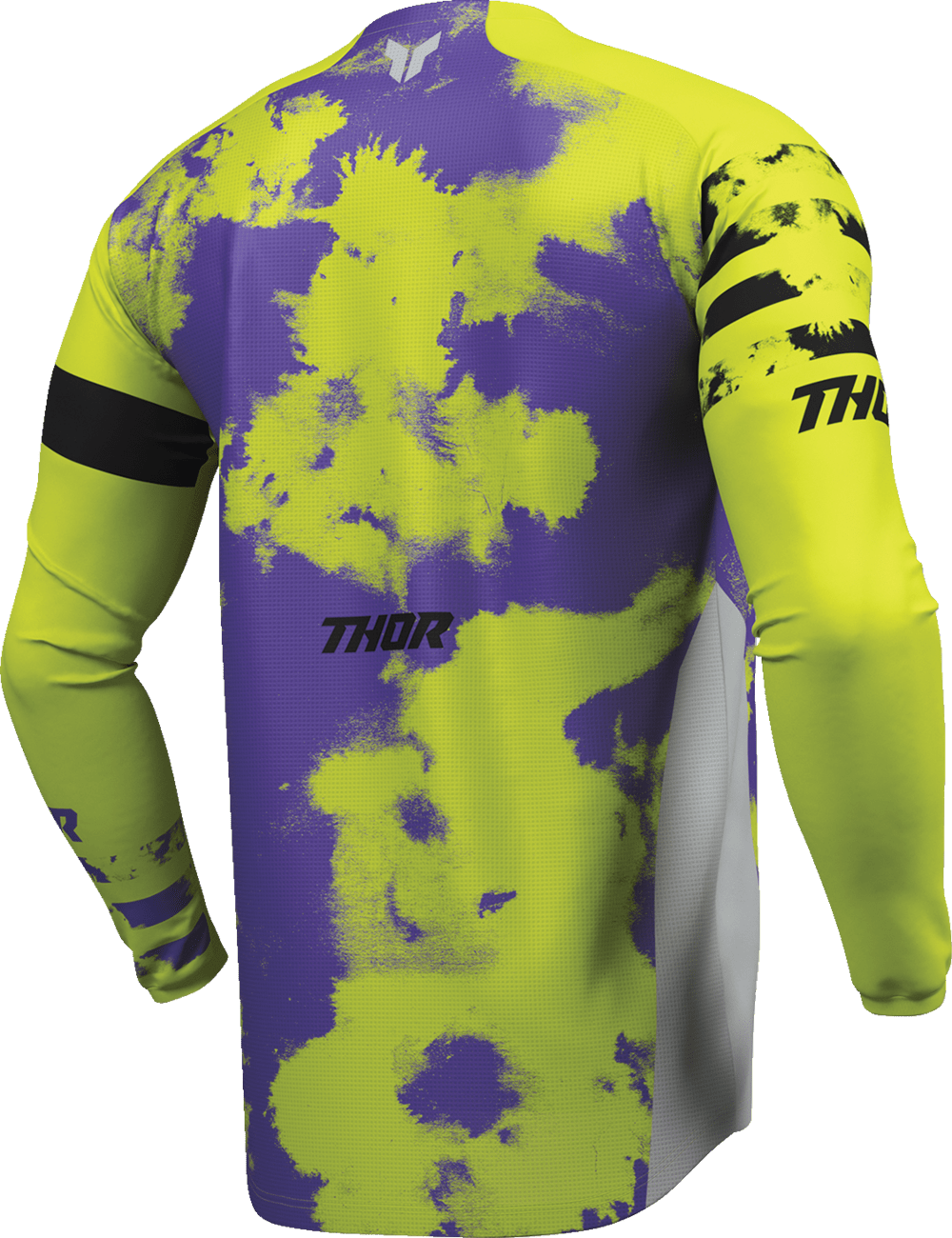 THOR Launchmode Bleach Jersey Gray/Acid - Medium by THOR, Part Number 2910-8401 - Kelly Motorsports
