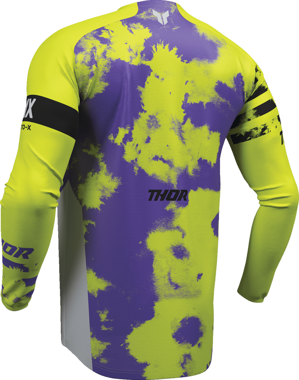 THOR Launchmode Bleach Jersey - Gray/Acid, XL - 2910-8403 - Kelly Motorsports