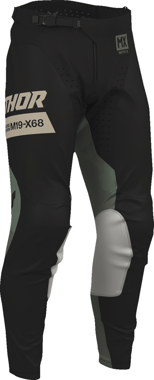 THOR Launchmode Bleach Pants - Black/Camo US 34 (Part Number 2901-12333) - Kelly Motorsports