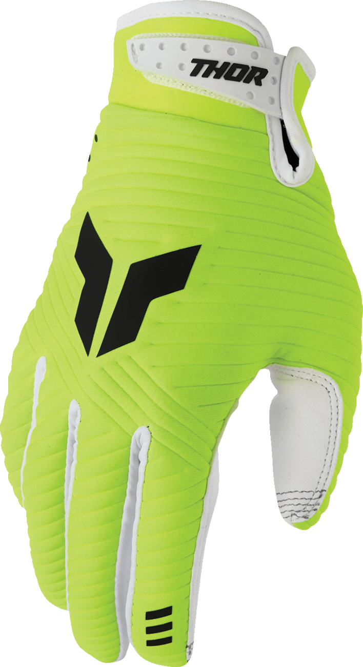 THOR Launchmode Cold Weather Gloves - Acid, Size XS - Part Number 3330-8313 - Kelly Motorsports