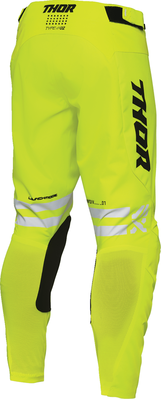 THOR Launchmode Dozer Pants - Acid/Black US 42 (Part 2901-11985) - Kelly Motorsports