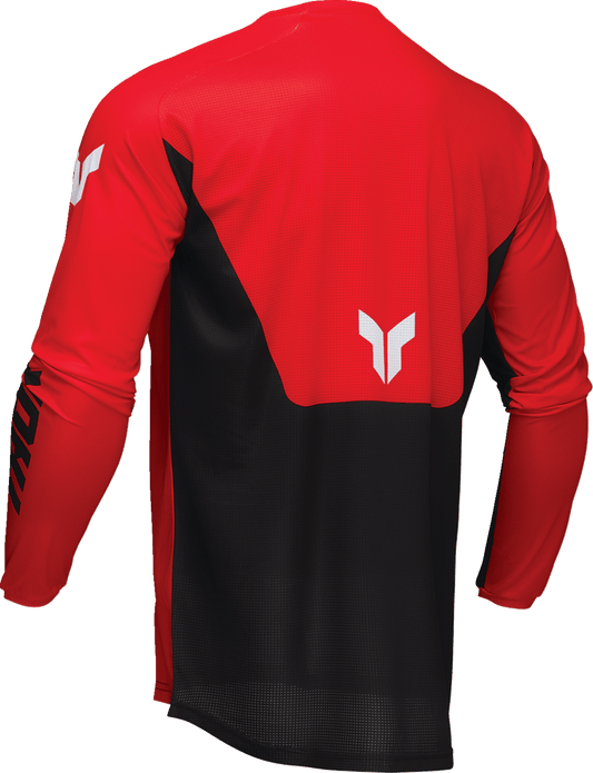 THOR Launchmode Forge Jersey - Red, Medium - Part Number 2910-8214 - Kelly Motorsports