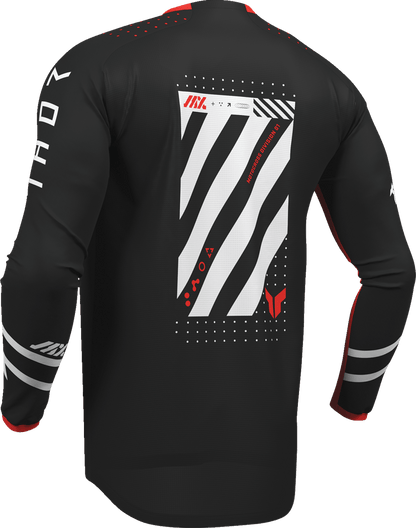 THOR Launchmode Futura Jersey Black/Red Medium - 2910-8413 - Kelly Motorsports