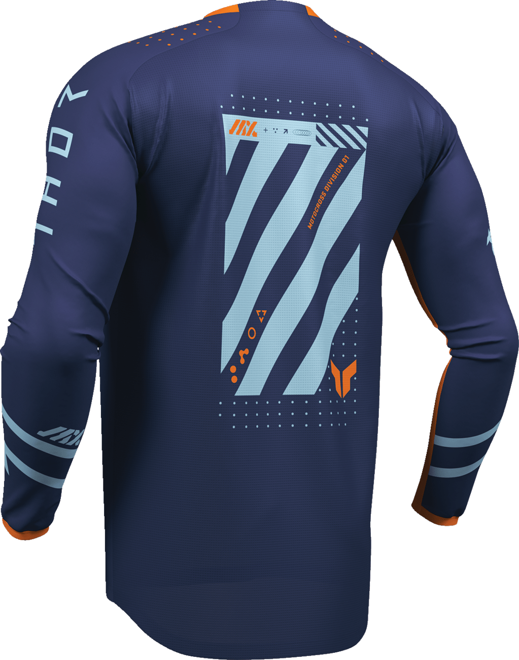 THOR Launchmode Futura Jersey - Navy/Orange - XL - Kelly Motorsports