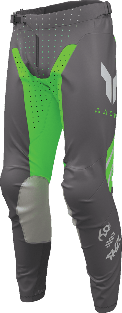 THOR Launchmode Futura Pants Charcoal/Green US 44 - Part Number 2901-12311 - Kelly Motorsports