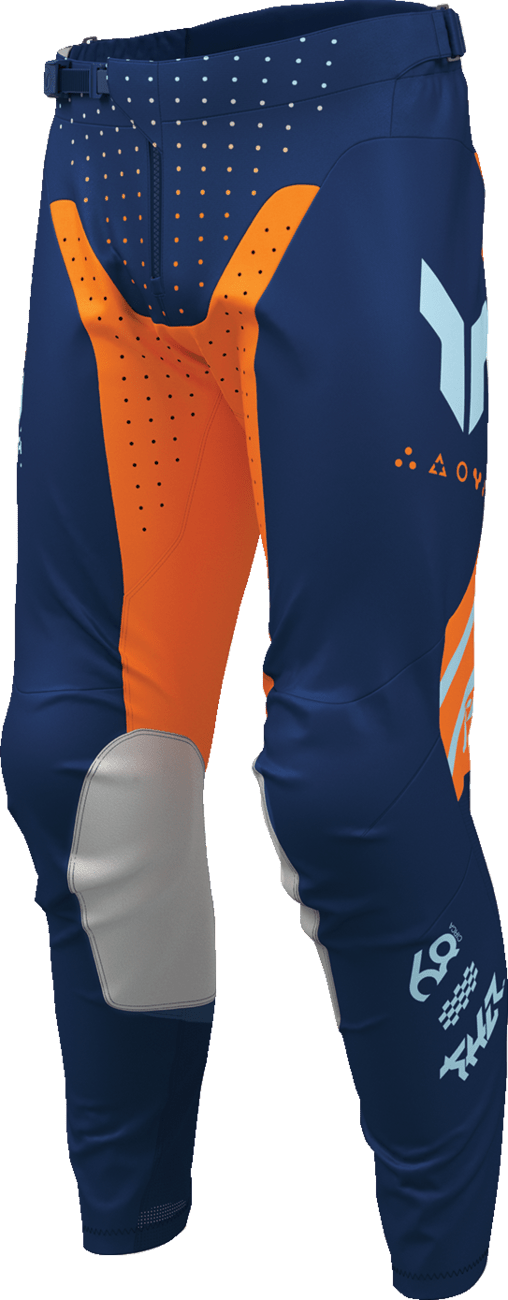 THOR Launchmode Futura Pants - Navy/Orange US 42 - Part 2901-12301 - Kelly Motorsports