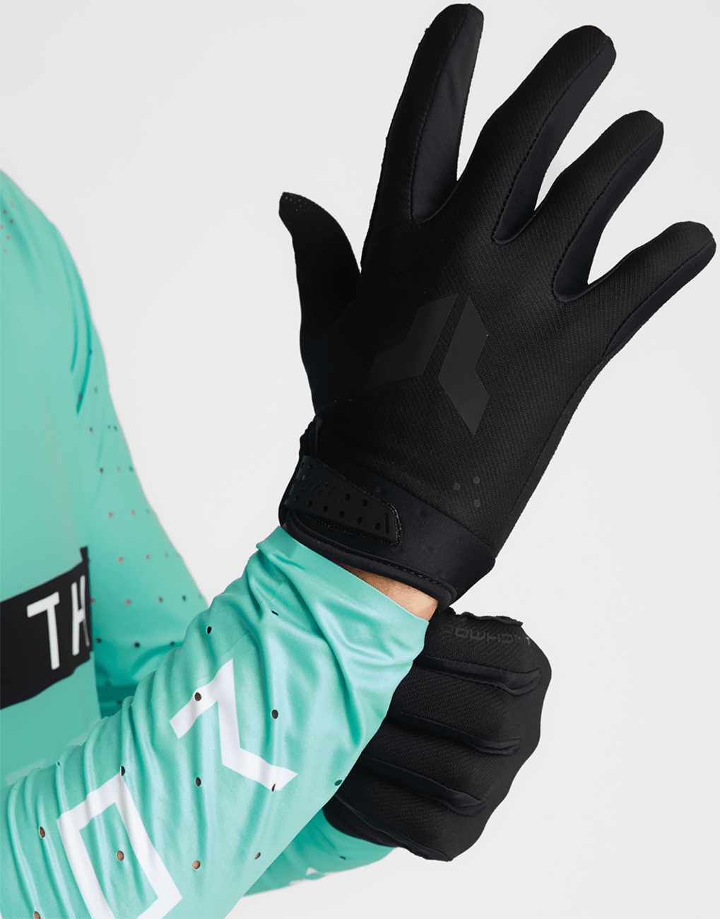 THOR Launchmode Gloves Black XS with Soft Clarino Palm and Touchscreen Compatibility - Kelly Motorsports