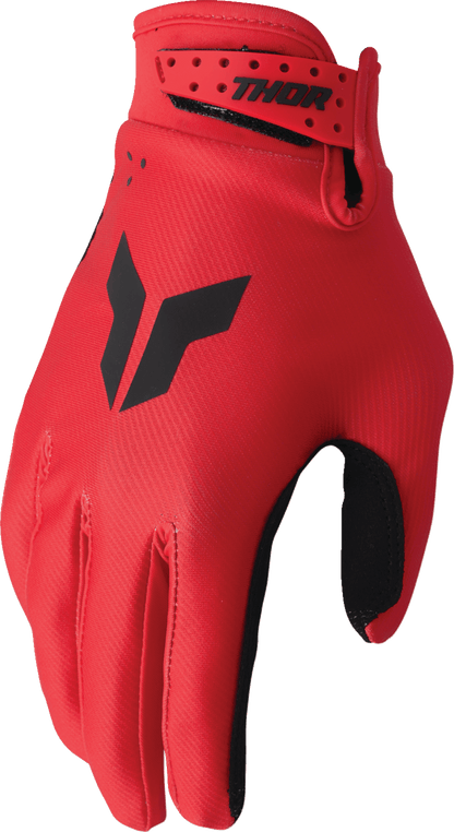THOR Launchmode Gloves - Red, Large - Part 3330-8215 - Kelly Motorsports