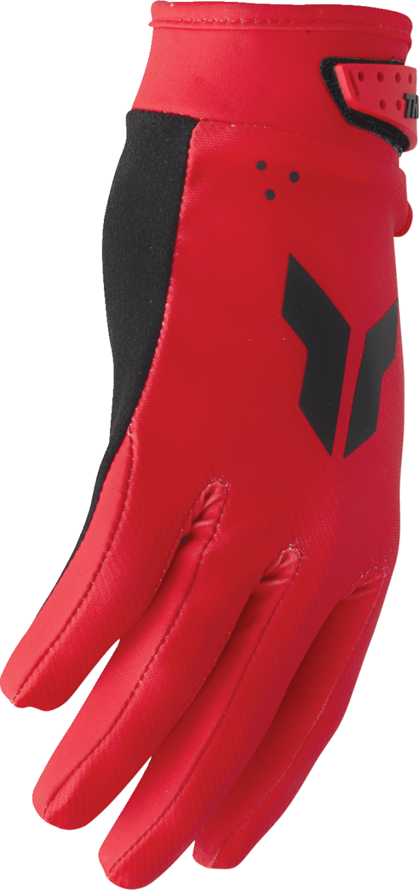 THOR Launchmode Gloves - Red, Size XL - Model 3330-8216 - Kelly Motorsports