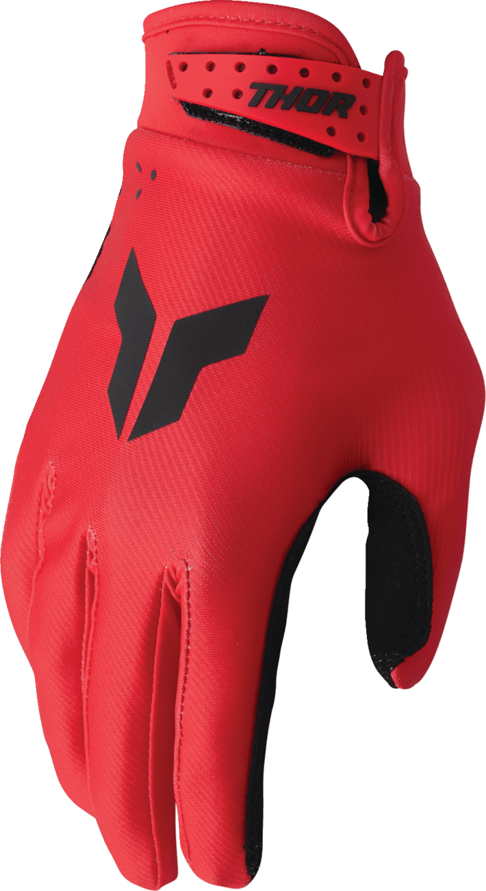 THOR Launchmode Gloves - Red, Small - Part Number 3330-8213 - Kelly Motorsports