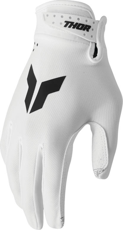 THOR Launchmode Gloves - White, Size XL - Model 3330-8228 - Kelly Motorsports