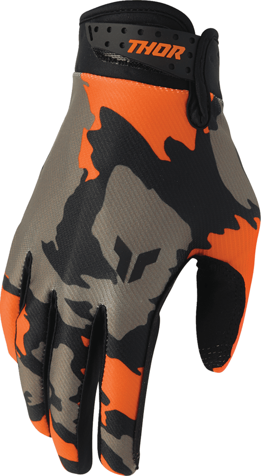 THOR Launchmode Hunter Gloves 2XL - Orange and Black, Model 3330-8527 - Kelly Motorsports