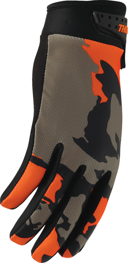 THOR Launchmode Hunter Gloves - Orange/Black, Large - Part Number 3330-8525 - Kelly Motorsports