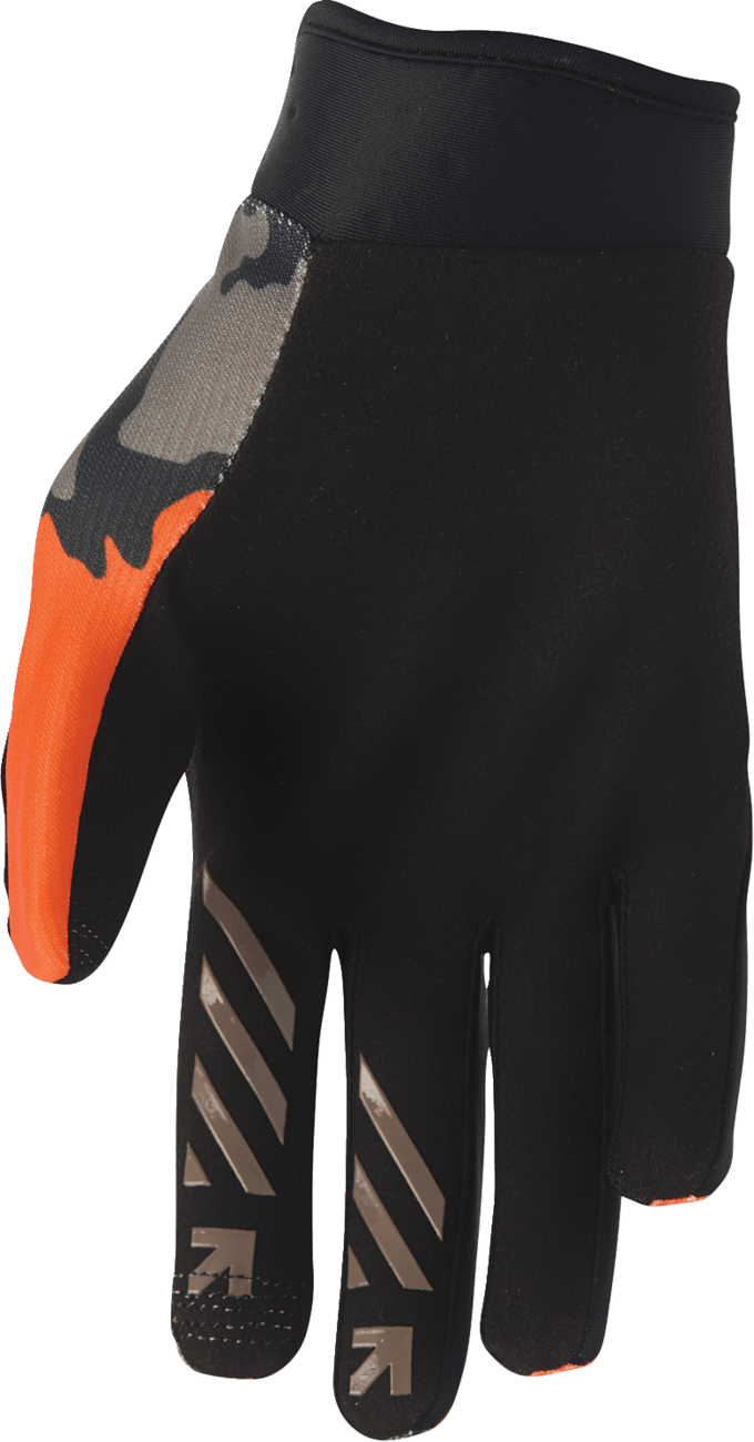 THOR Launchmode Hunter Gloves - Orange/Black, Large - Part Number 3330-8525 - Kelly Motorsports