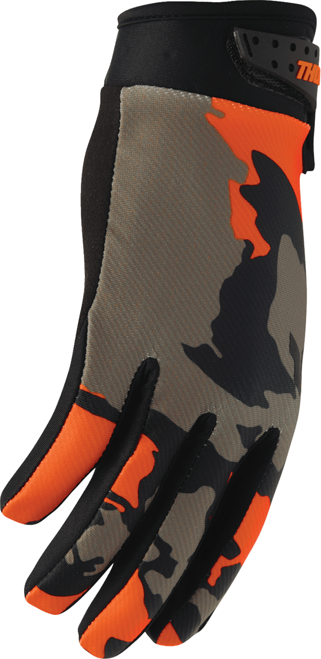 THOR Launchmode Hunter Gloves - Orange/Black, Medium - Part No. 3330-8523 - Kelly Motorsports