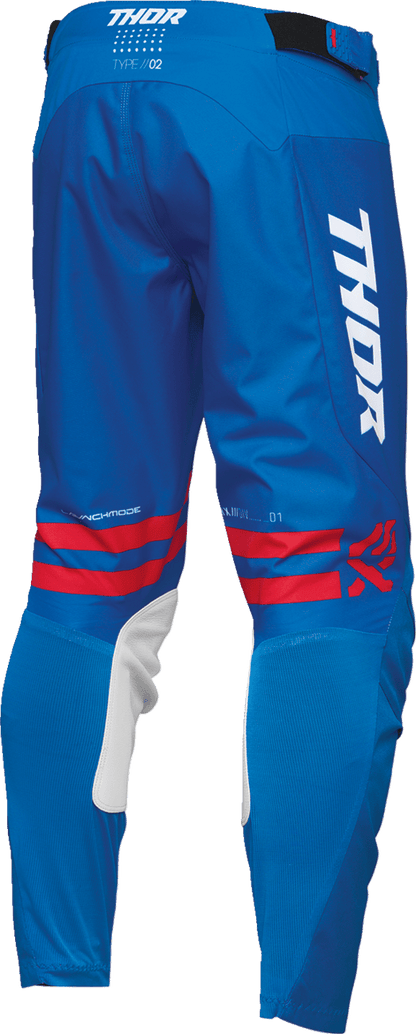 THOR Launchmode Patriot Pants - Red/White/Blue, US Size 40 - Part 2901-11993 - Kelly Motorsports