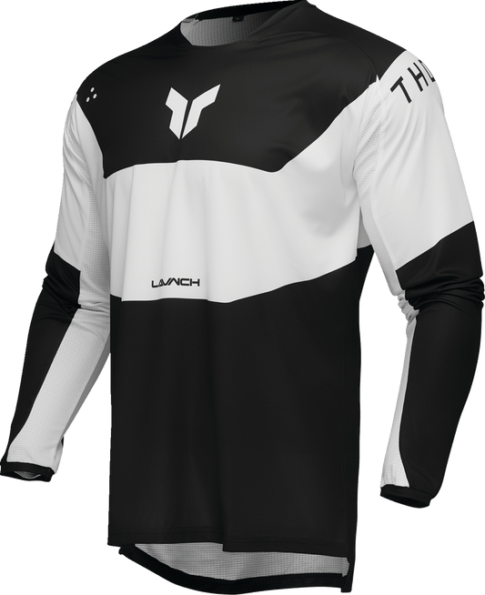 THOR Launchmode Storm Jersey - Black, Large - Part Number 2910-8227 - Kelly Motorsports