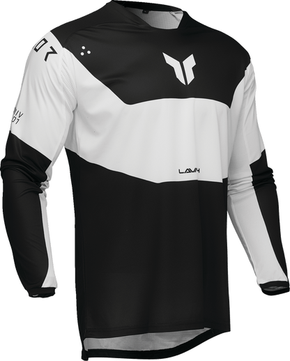 THOR Launchmode Storm Jersey - Black, Size Small - Part Number 2910-8225 - Kelly Motorsports