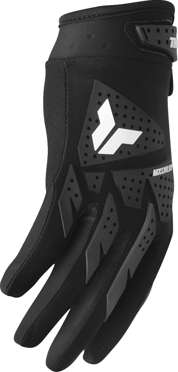 THOR Launchmode XP Gloves – Black, Small (Part Number: 3330-8146) - Kelly Motorsports