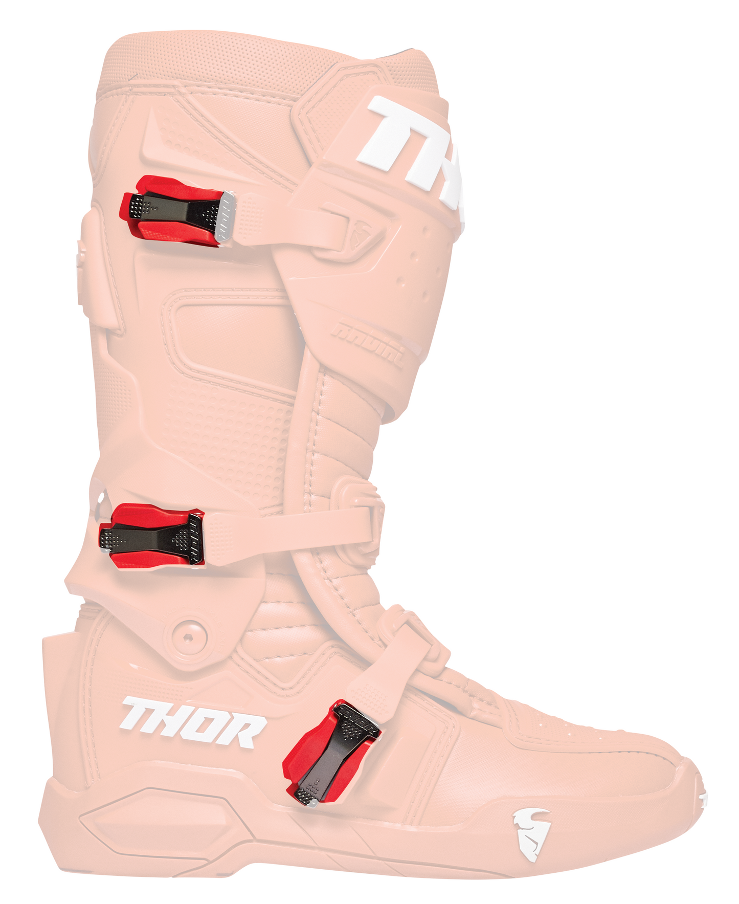 THOR Radial Boots Buckle Kit - Red (Part 3430 - 0982) - Kelly Motorsports