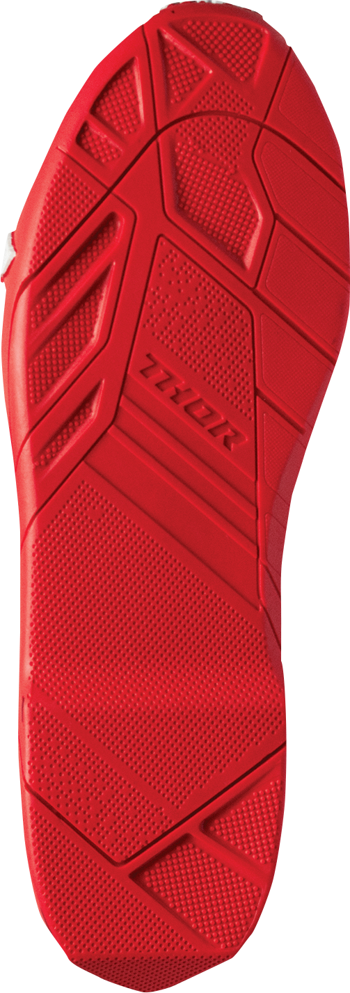 THOR Radial Boots Size 10 - Red, Part Number 3410 - 2739 - Kelly Motorsports