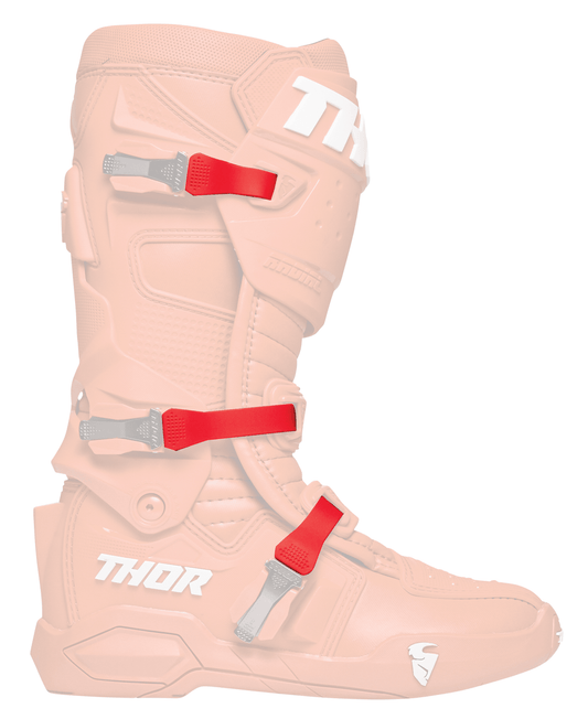 THOR Radial Strap Kit - Left - Red (Part Number 3430-0984) - Kelly Motorsports