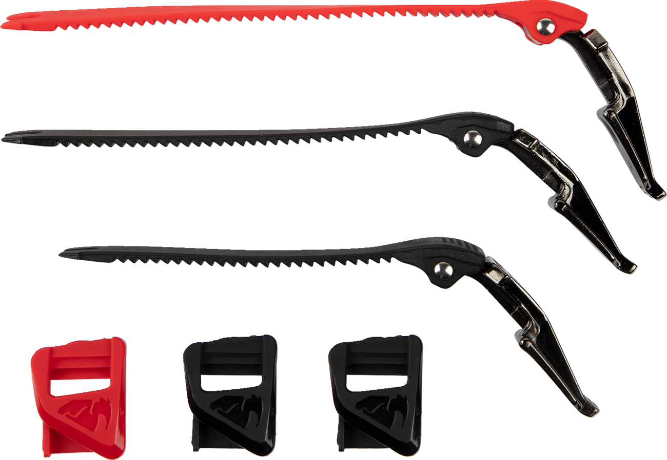 THOR Radial Strap Kit - Right - Red and Black 3430 - 1053 - Kelly Motorsports
